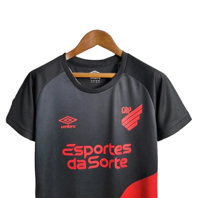 Camisa Athletico Paranaense III 23/24 - Torcedor Feminina - Preto - Manto Elegante
