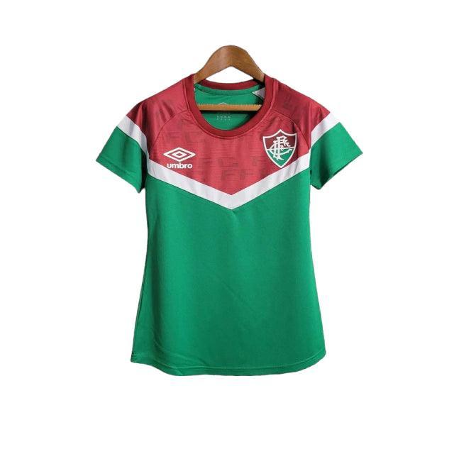 Camisa de Treino Fluminense 23/24 - Torcedor Feminina - Verde - Manto Elegante