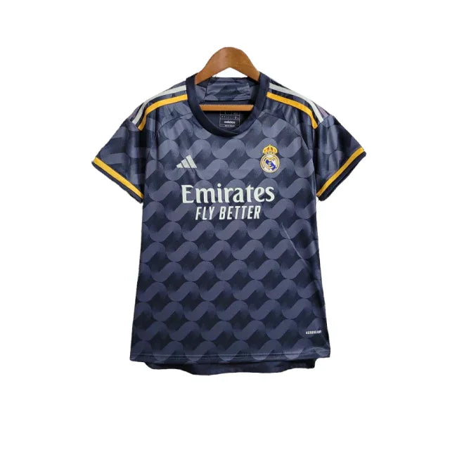 Camisa Real Madrid II (Away) 23/24 - Torcedor Feminina - Cinza - Manto Elegante