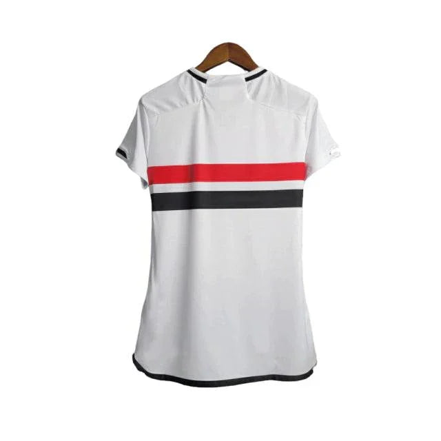 Camisa São Paulo I 23/24 - Torcedor Feminina - Branco - Manto Elegante