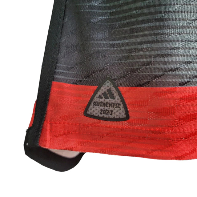 Flamengo Home Shirt 23/24 - Men's Player - Red and Black