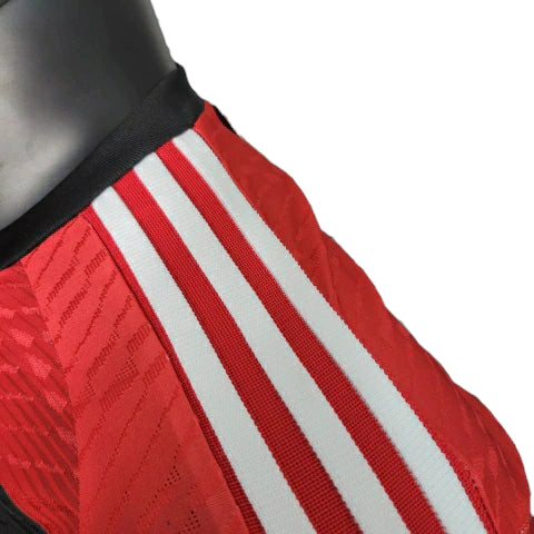 Flamengo Home Shirt 23/24 - Men's Player - Red and Black