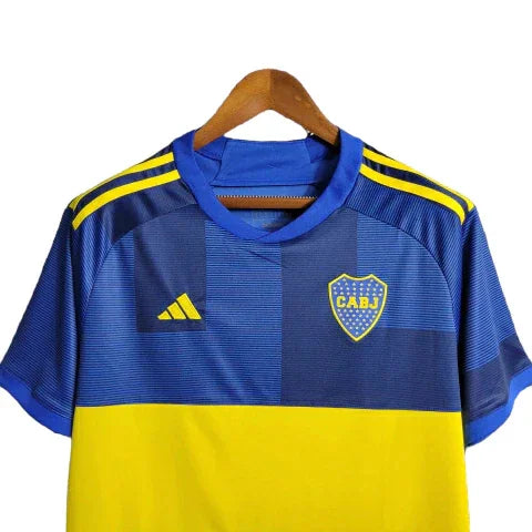 Camisa Boca Juniors I (Home) 23/24 - Torcedor Masculina - Azul e Amarelo - Manto Elegante
