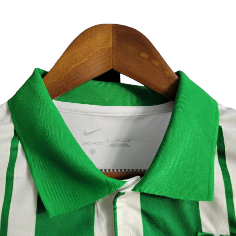 Camisa Atlético Nacional I (Home) 22/23 - Torcedor Masculina - Verde e Branco - Manto Elegante