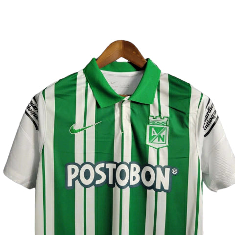 Camisa Atlético Nacional I (Home) 22/23 - Torcedor Masculina - Verde e Branco - Manto Elegante