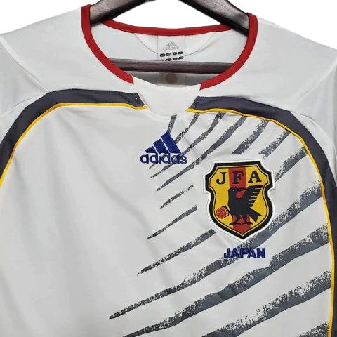Camisa Retrô Seleção do Japão II (Away) 2006 - Torcedor Masculina - Branco
