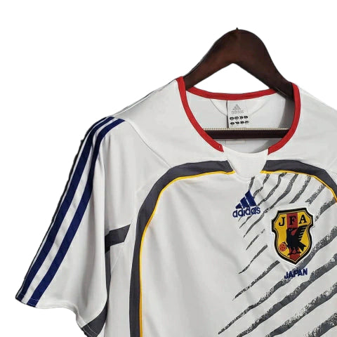 Camisa Retrô Seleção do Japão II (Away) 2006 - Torcedor Masculina - Branco