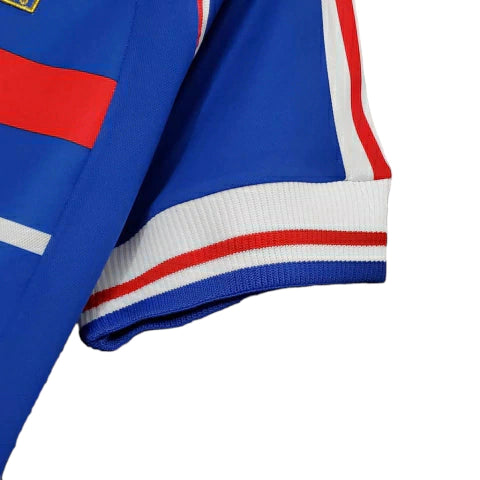 Camisa Retrô França I (Home) 1998 - Torcedor Masculina - Azul