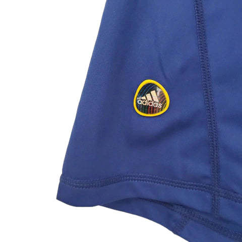 Camisa Retrô Espanha II (Away) 2010 - Torcedor Masculina - Azul