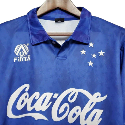 Camisa Retrô Cruzeiro I 1993 - Torcedor Masculina - Azul