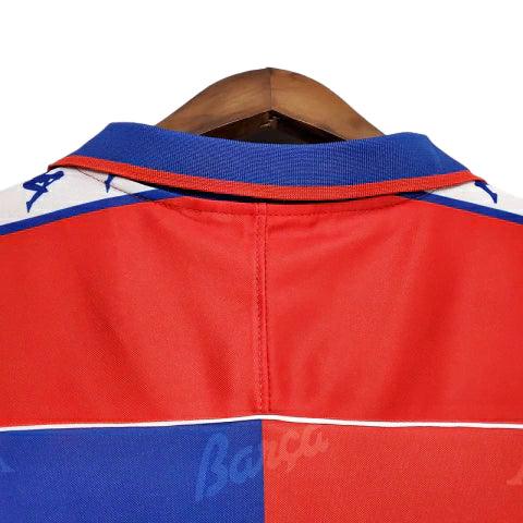 Camisa Retrô Barcelona I (Home) 1992 - Torcedor Masculina - Vermelho e Azul - Manto Elegante