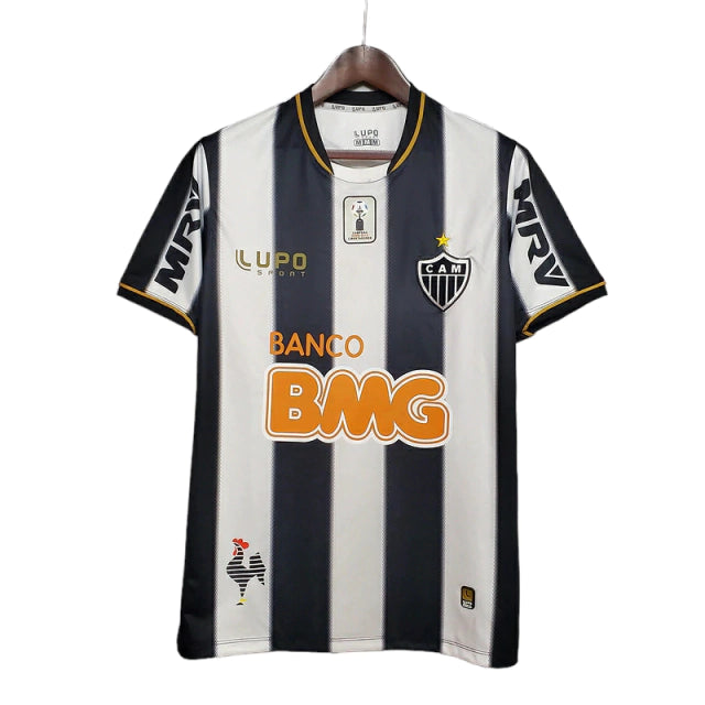 Camisa Retrô Atlético Mineiro I 2013 - Torcedor Masculina - Preto e Branco