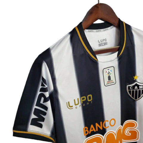 Camisa Retrô Atlético Mineiro I 2013 - Torcedor Masculina - Preto e Branco