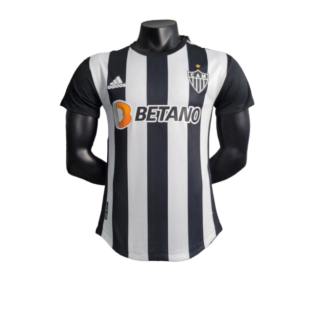 Camisa Atlético Mineiro I 23/24 - Jogador Masculina - Preto e Branco