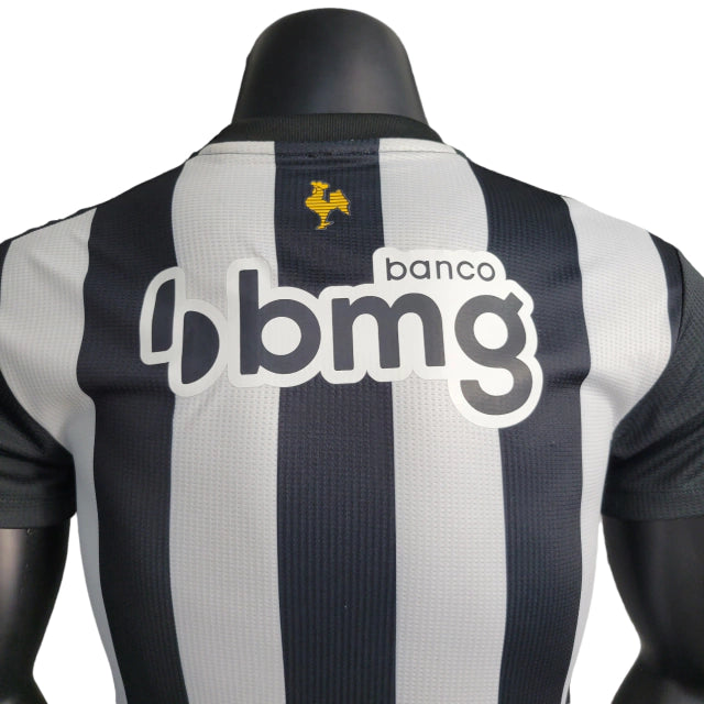 Camisa Atlético Mineiro I 23/24 - Jogador Masculina - Preto e Branco