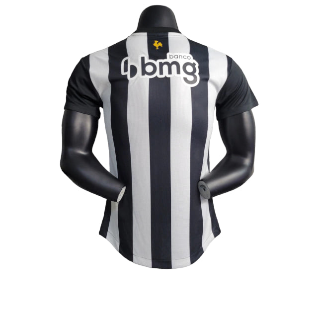 Camisa Atlético Mineiro I 23/24 - Jogador Masculina - Preto e Branco