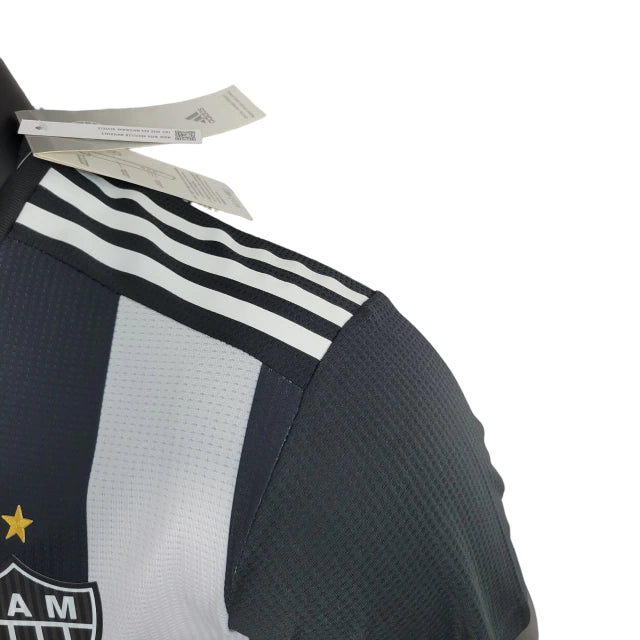 Camisa Atlético Mineiro I 23/24 - Jogador Masculina - Preto e Branco
