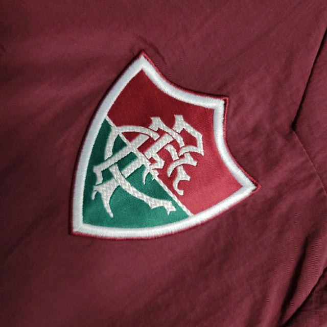 Jaqueta Corta-Vento Fluminense 23/24 - Masculina - Vermelho e Verde - Manto Elegante