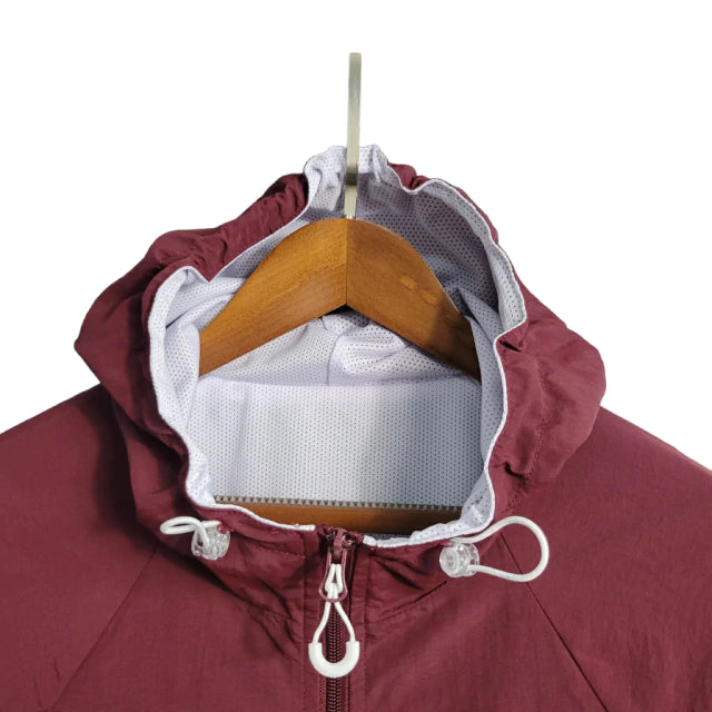 Jaqueta Corta-Vento Fluminense 23/24 - Masculina - Vermelho e Verde - Manto Elegante