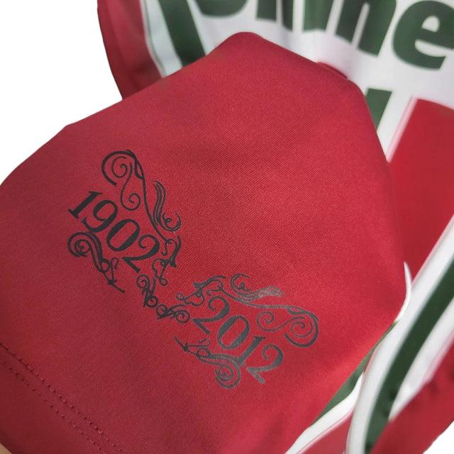 Camisa Retrô Fluminense I 2012 - Torcedor Masculina - Tricolor / Unimed - Manto Elegante