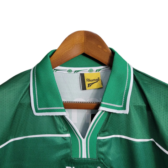 Camisa Retrô Palmeiras Edição Especial 100 Anos - Torcedor Masculina - Verde - Manto Elegante