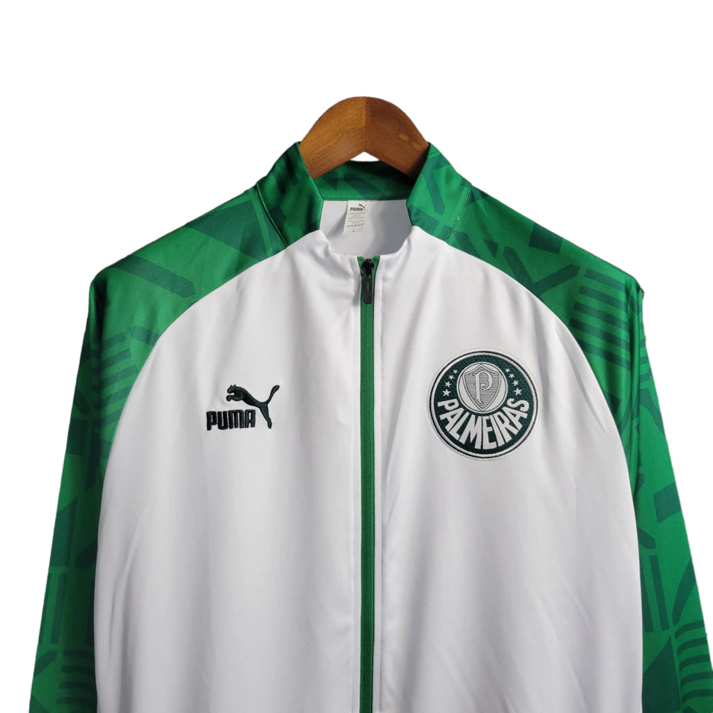 Jaqueta Palmeiras 23/24 - Masculina - Verde e Branco - Manto Elegante