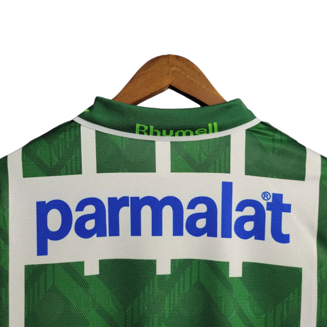 Camisa Retrô Palmeiras I 1996 - Torcedor Masculina - Verde - Manto Elegante
