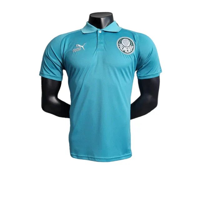 Camisa Polo Palmeiras 23/24 - Torcedor Masculina - Azul - Manto Elegante