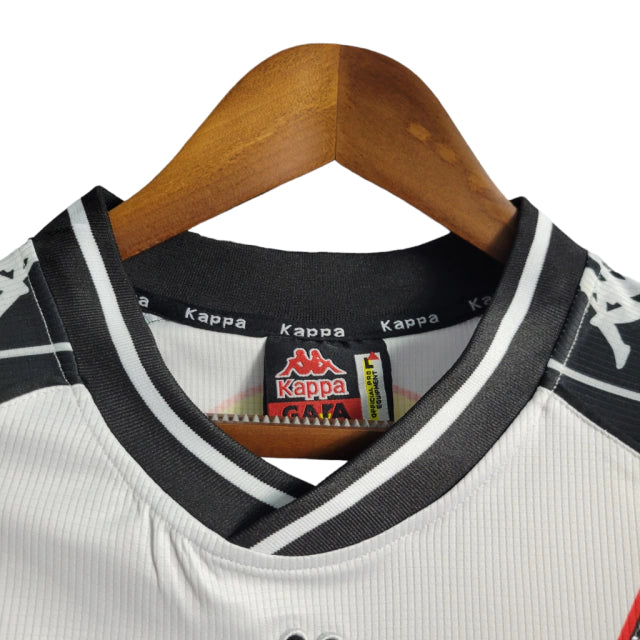 Camisa Retrô Vasco da Gama I 2000 - Torcedor Masculina - Branco - Manto Elegante