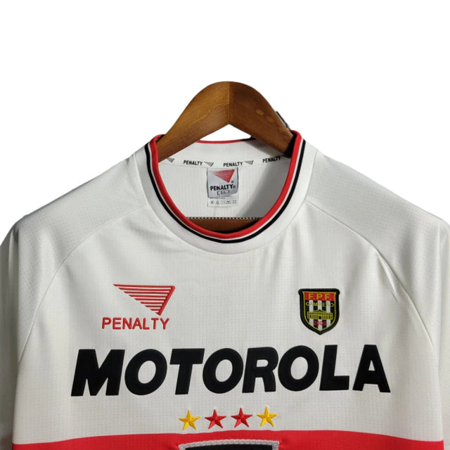 Camisa Retrô São Paulo I 2000 - Torcedor Masculina - Branco - Manto Elegante