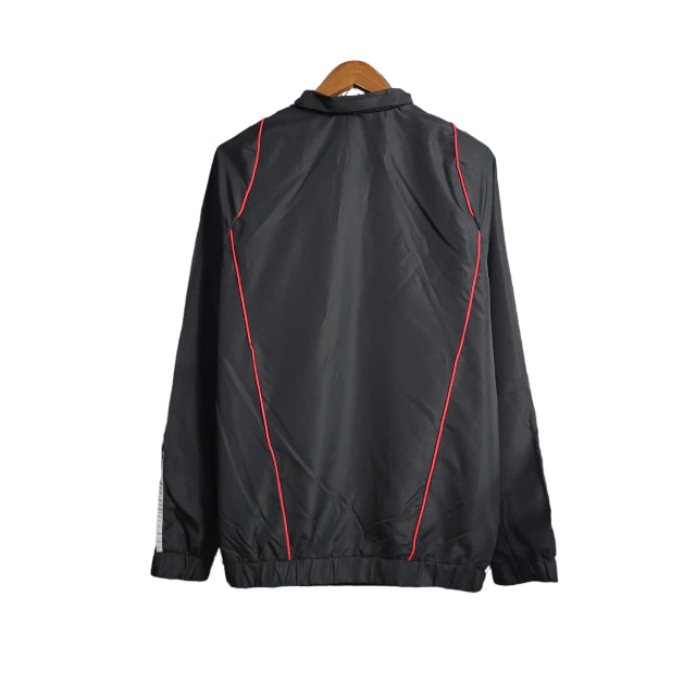 Jaqueta Corta-Vento São Paulo 23/24 - Masculina - Preto - Manto Elegante