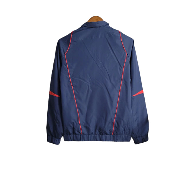 Jaqueta Corta-Vento São Paulo 23/24 - Masculina - Azul Marinho - Manto Elegante