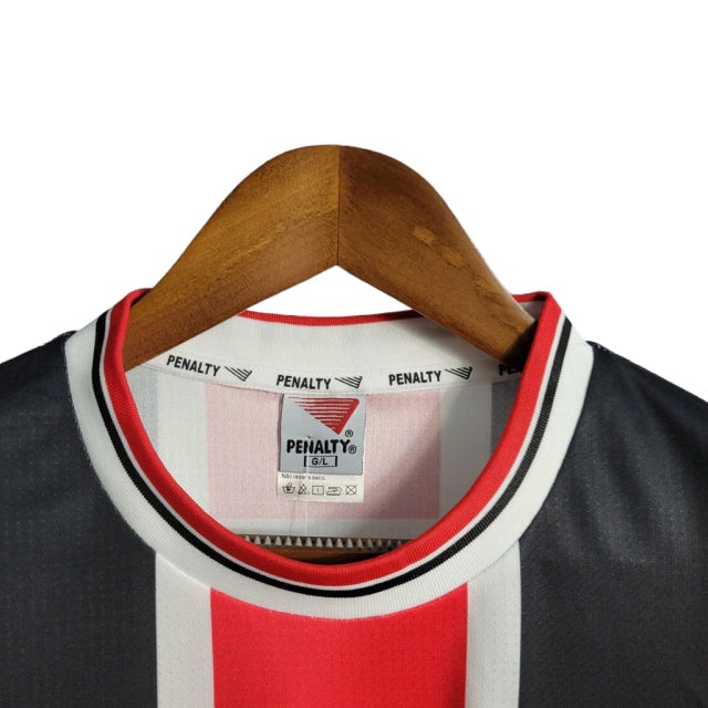 Camisa Retrô São Paulo I 2000 - Torcedor Masculina - Tricolor - Manto Elegante