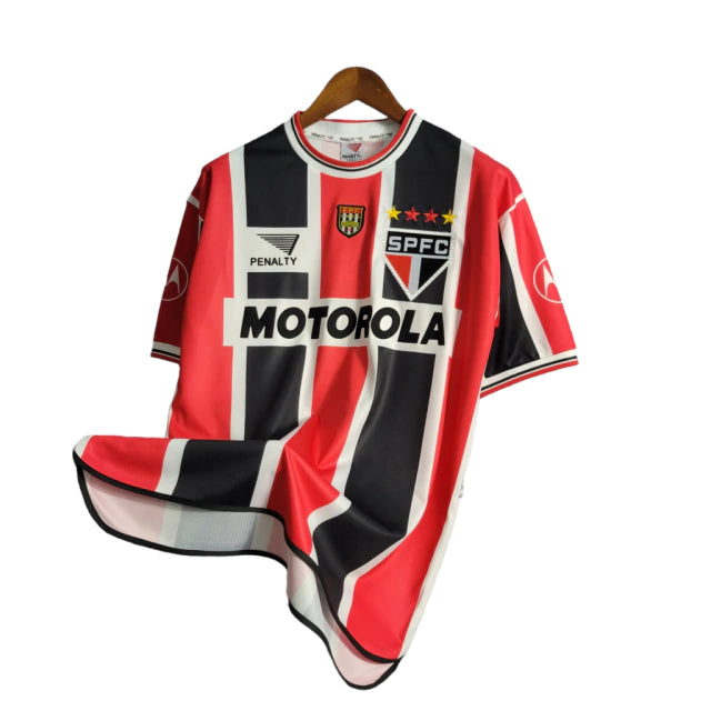 Camisa Retrô São Paulo I 2000 - Torcedor Masculina - Tricolor - Manto Elegante