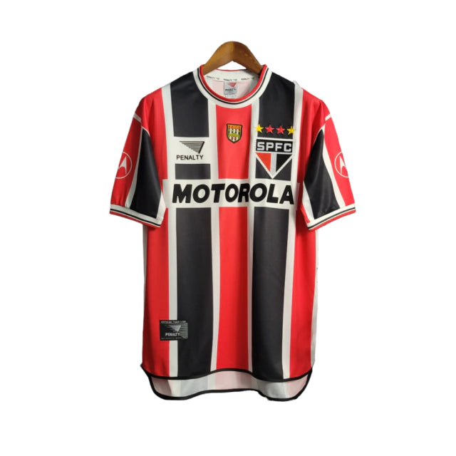 Camisa Retrô São Paulo I 2000 - Torcedor Masculina - Tricolor - Manto Elegante
