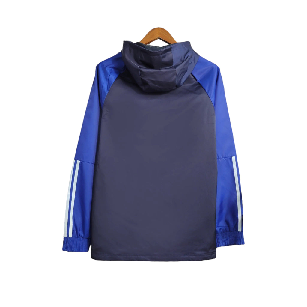 Jaqueta Corta-Vento São Paulo 23/24 - Masculina - Azul - Manto Elegante