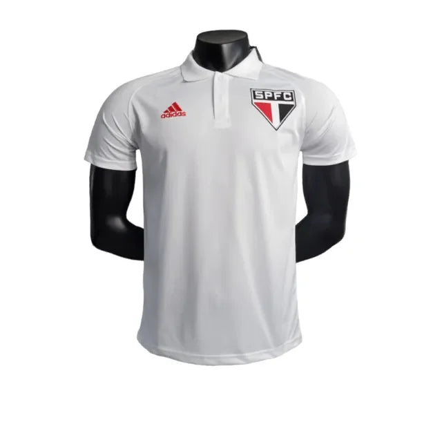 Camisa Polo São Paulo 23/24 - Torcedor Masculina - Branco - Manto Elegante
