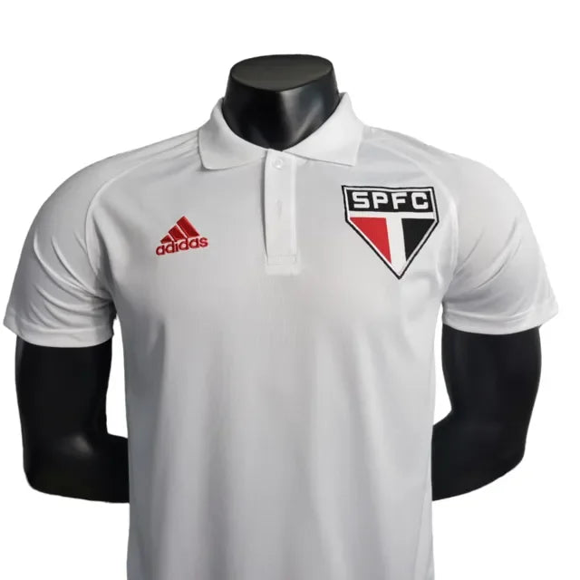 Camisa Polo São Paulo 23/24 - Torcedor Masculina - Branco - Manto Elegante