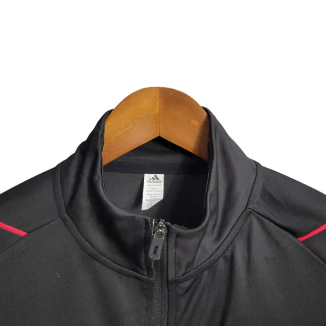 Jaqueta São Paulo 23/24 - Masculina - Preto | Escudo Bordado de Preto - Manto Elegante