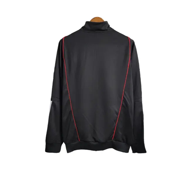 Jaqueta São Paulo 23/24 - Masculina - Preto | Escudo Bordado de Preto - Manto Elegante
