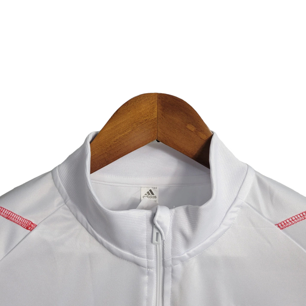 Jaqueta São Paulo 23/24 - Masculina- Branco e Vermelho - Manto Elegante