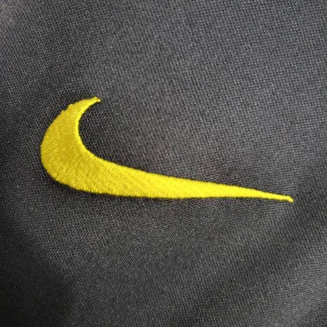 Camisa do Brasil 23/24 - Torcedor Masculina - Polo / Preto com Patrocínios - Manto Elegante