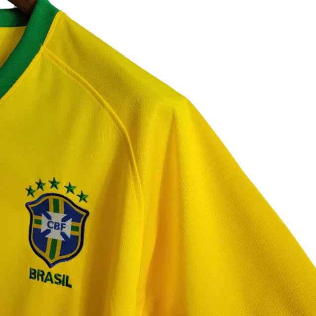 Camisa do Brasil I (Home) 2018 - Torcedor Masculina - Amarelo - Manto Elegante