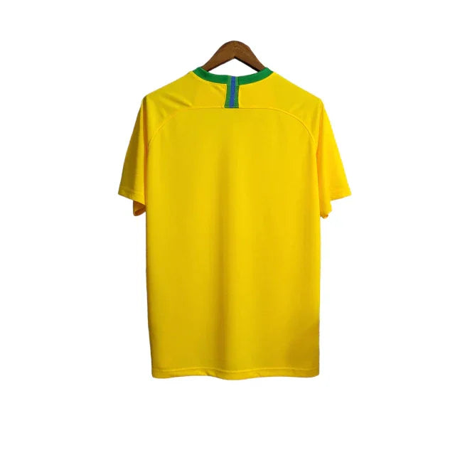 Camisa do Brasil I (Home) 2018 - Torcedor Masculina - Amarelo - Manto Elegante
