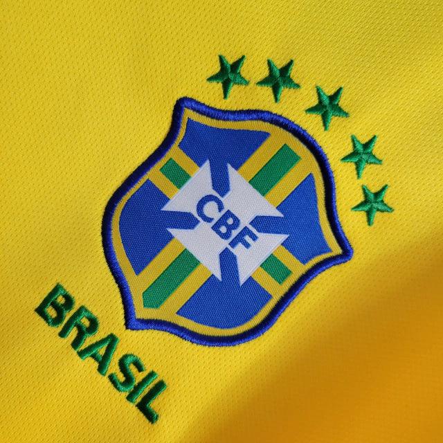 Camisa do Brasil I (Home) 2018 - Torcedor Masculina - Amarelo - Manto Elegante