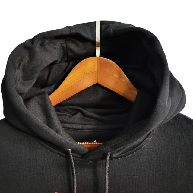 Jaqueta de Moletom Flamengo 23/24 - Unissex - Preto CRF - Manto Elegante