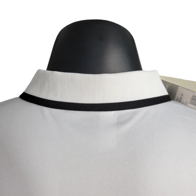 Camisa Polo Flamengo 23/24 - Torcedor Masculina - Branco - Manto Elegante