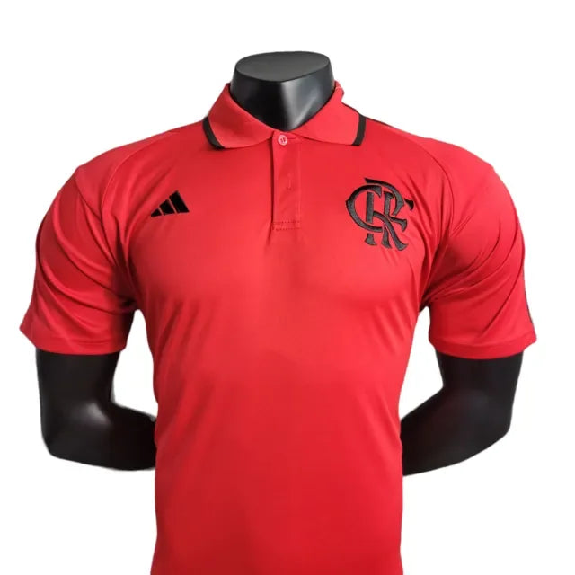 Camisa Polo Flamengo 23/24 - Torcedor Masculina - Vermelho - Manto Elegante