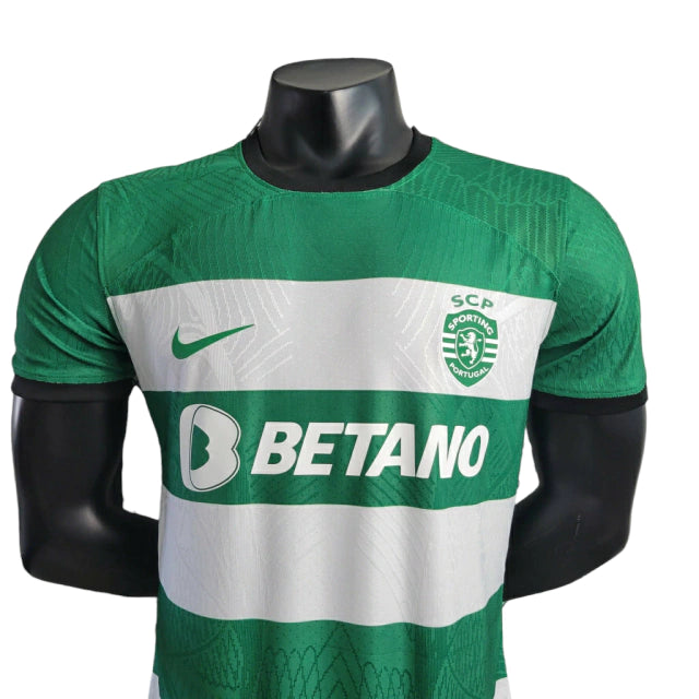 Camisa Sporting I (Home) 23/24 - Jogador Masculina - Verde e Branco