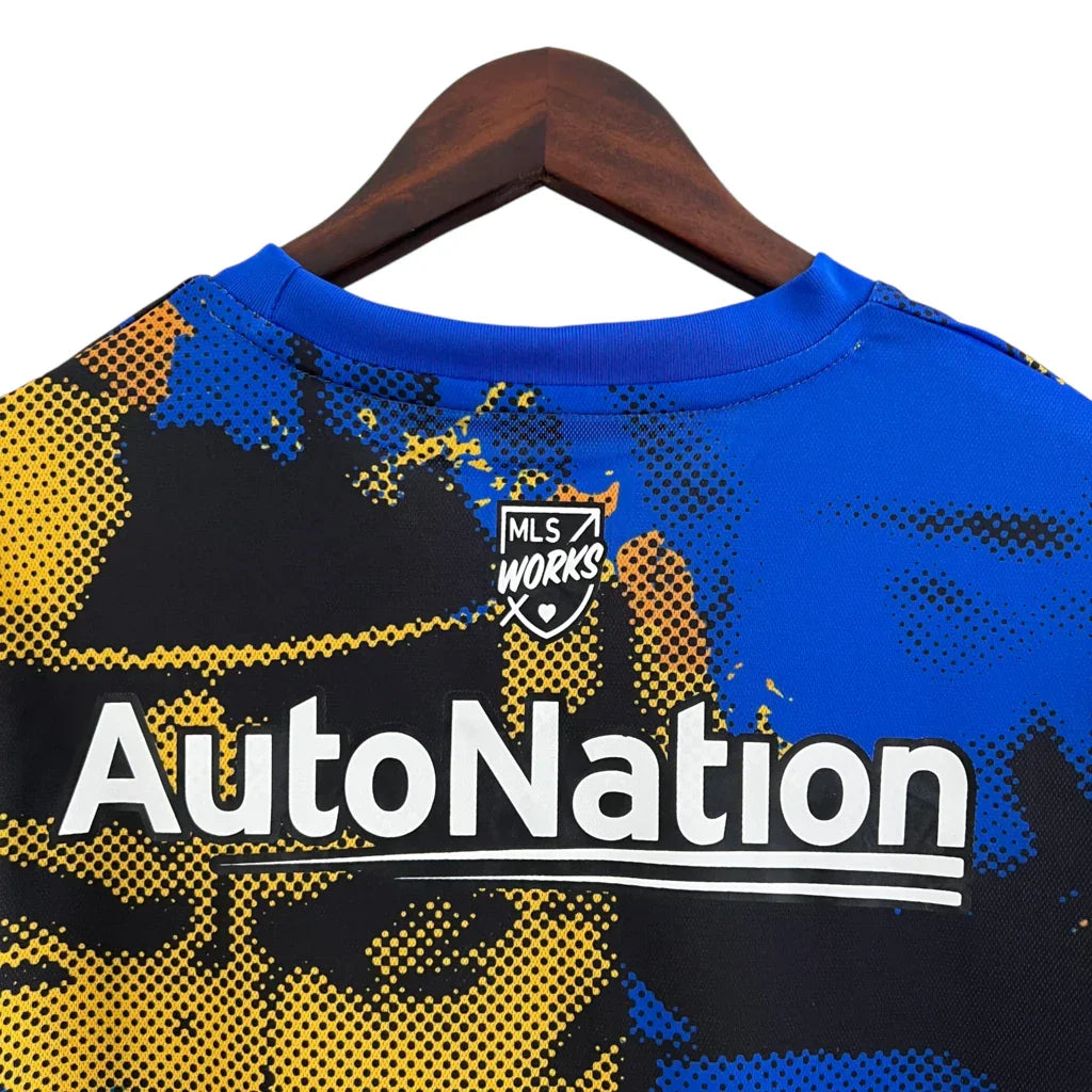 Camisa de Treino Inter Miami 23/24 - Torcedor Masculina - Azul, Preto e Amarelo - Manto Elegante